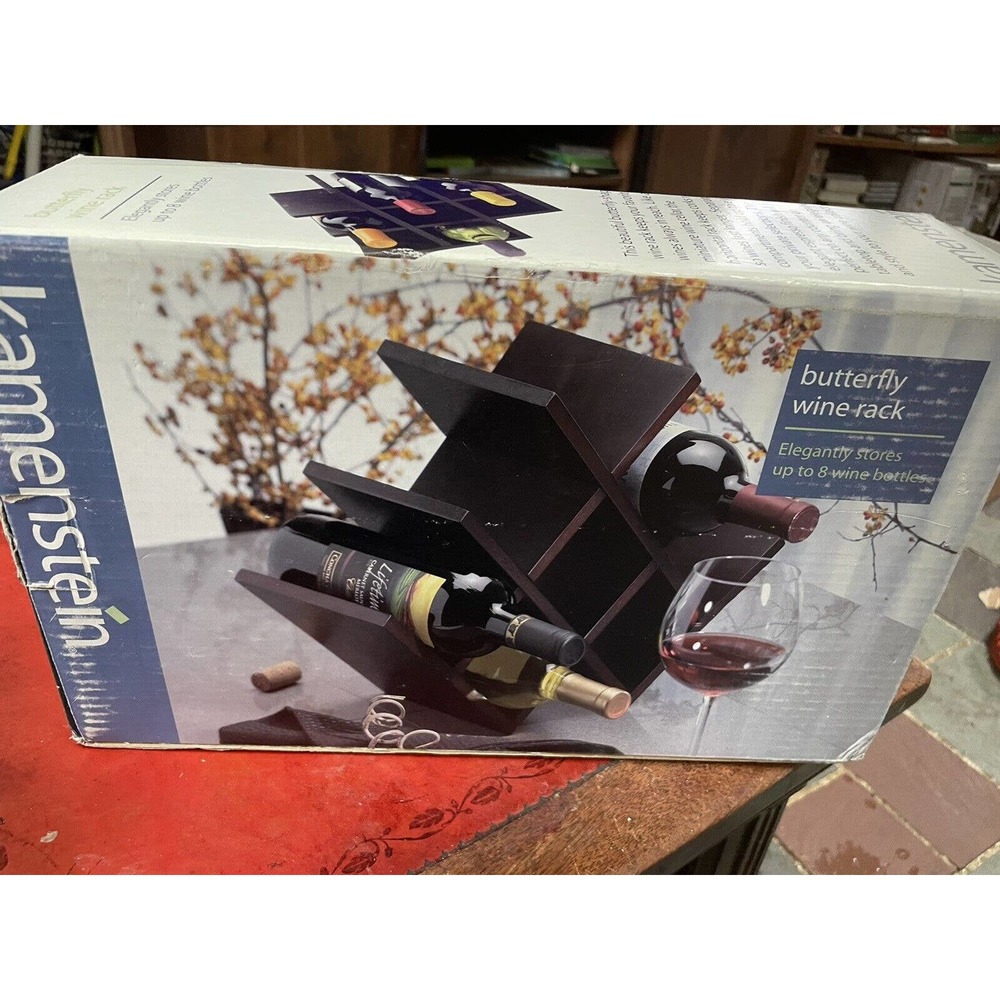 Kamenstein butterfly wine rack